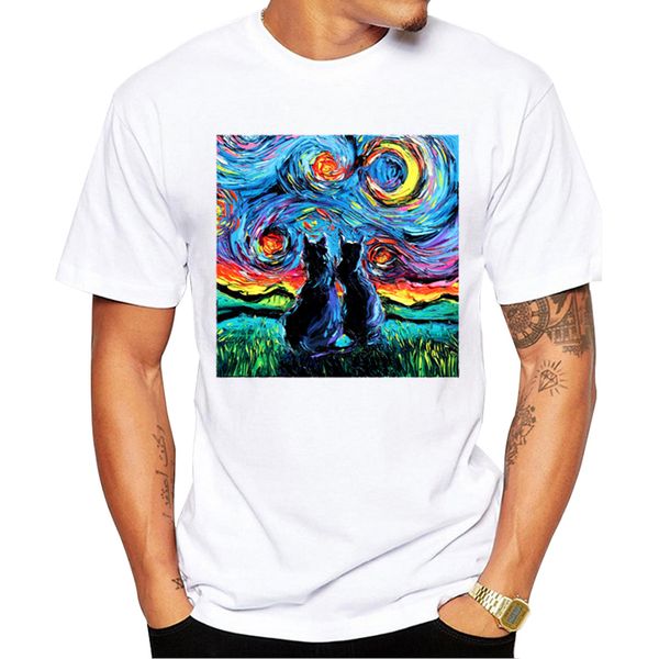 teehub new fashion the starry night cats men t-shirt hipster art cat printed t shirts short sleeve o-neck cool tees
teehub new fashion the starry night cats men t-shirt hipster art cat printed t shirts short sleeve o-neck cool tees