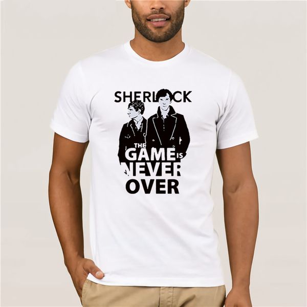 casual o-neck loose summer t shirt for men retro kri game never over poster sherlock lycra cotton fashion summer t-shirt
casual o-neck loose summer t shirt for men retro kri game never over poster sherlock lycra cotton fashion summer t-shirt