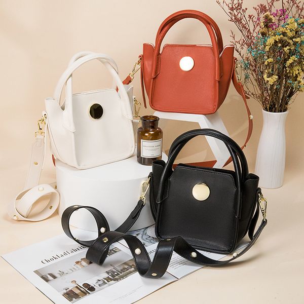 high grade sense handbag new style fashion bucket bag simple shoulder women's bag