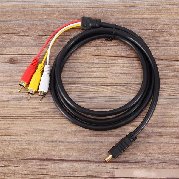 vife 1.5m 5ft hdmi to 3-rca video audio av component converter adapter cable male to male hdmi to 3rca cable for hdtv
vife 1.5m 5ft hdmi to 3-rca video audio av component converter adapter cable male to male hdmi to 3rca cable for hdtv