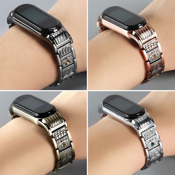 watch bands metal bracelet for mi band 3 4 strap stainless steel replacement wristband miband accessories, Black;brown
watch bands metal bracelet for mi band 3 4 strap stainless steel replacement wristband miband accessories, Black;brown