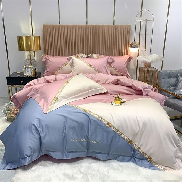 4 pieces luxury modern bedroom decor girls teens pink grey matched duvet cover bed sheets egyptian cotton bed linen double king
4 pieces luxury modern bedroom decor girls teens pink grey matched duvet cover bed sheets egyptian cotton bed linen double king
