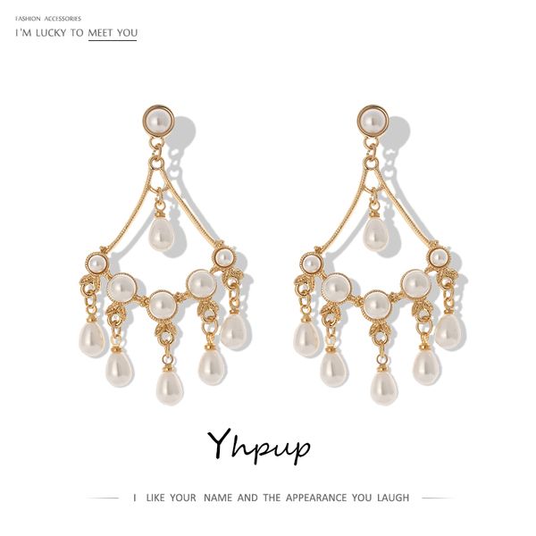 yhpup vintage imitation pearls tassel dangle earrings geometric earrings brincos statement jewelry for female party gift 2020, Silver
yhpup vintage imitation pearls tassel dangle earrings geometric earrings brincos statement jewelry for female party gift 2020, Silver