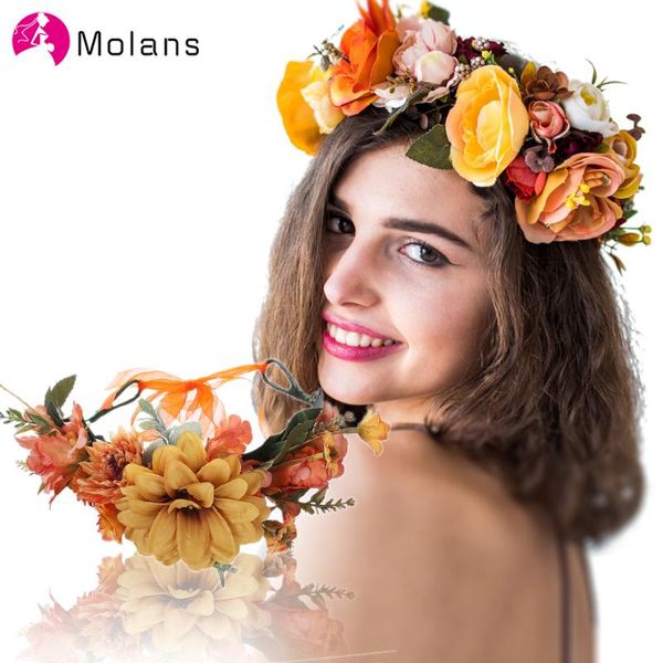 hair accessories molans 2021 women solid flower crown artificial white wreath braided ribbon hoop for wedding
hair accessories molans 2021 women solid flower crown artificial white wreath braided ribbon hoop for wedding