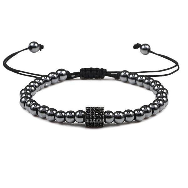 new simple prism copper beads bracelets adjustable beads braiding macrame charm handmade bracelet for men women jewelry gift, Black
new simple prism copper beads bracelets adjustable beads braiding macrame charm handmade bracelet for men women jewelry gift, Black