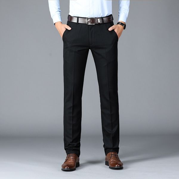2020 autumn and winter men's western suit business high waist straight men's casual pants green middle-aged loose solid color casu, Blue
2020 autumn and winter men's western suit business high waist straight men's casual pants green middle-aged loose solid color casu, Blue