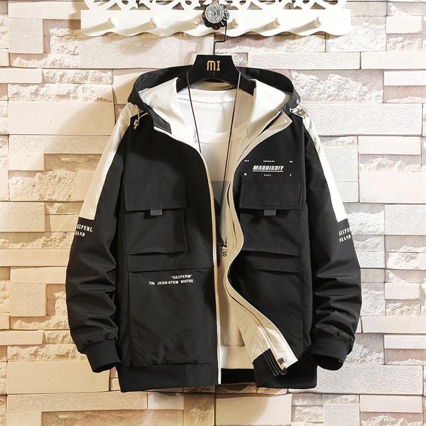 style bigger pocket white black spring autumn jacket men's streetwear bomber clothes plus asian size m-5xl kg-306, Black;brown
style bigger pocket white black spring autumn jacket men's streetwear bomber clothes plus asian size m-5xl kg-306, Black;brown