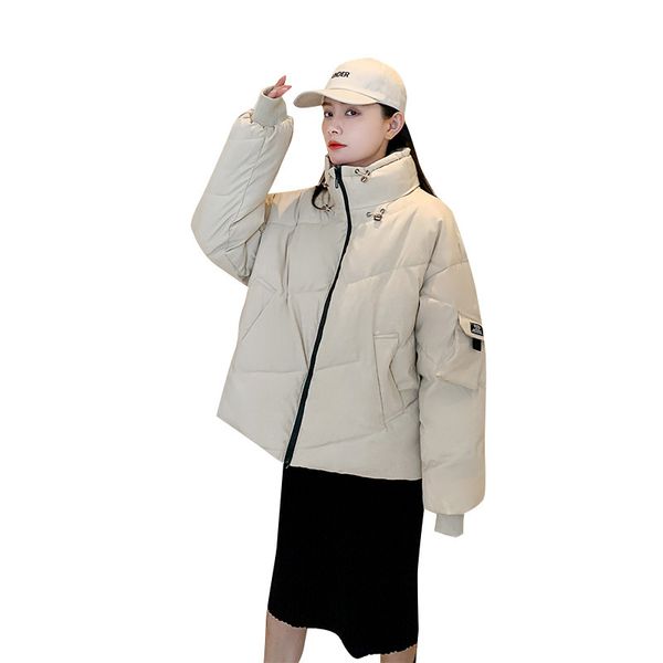 thickened short padded jacket women 2020 winter new small stand-up collar large size padded jacket short parkas jacket female, Black
thickened short padded jacket women 2020 winter new small stand-up collar large size padded jacket short parkas jacket female, Black