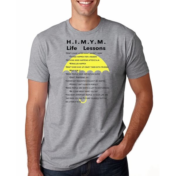 high-q how i met your mother life lessons t shirt quality print casual unique design tee shirt crewneck s-3xl t-shirt
high-q how i met your mother life lessons t shirt quality print casual unique design tee shirt crewneck s-3xl t-shirt