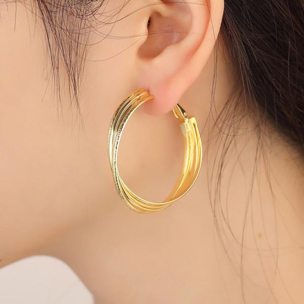 big smooth circles hoop earrings for women statement gold color multiple circles round circle loop earring party gift sale, Golden;silver
big smooth circles hoop earrings for women statement gold color multiple circles round circle loop earring party gift sale, Golden;silver