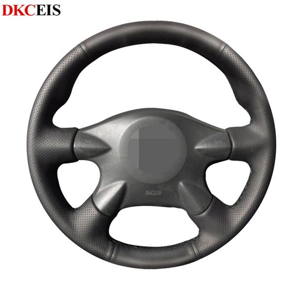 diy hand-stitched black soft pu artificial leather steering wheel cover for almera n16 pathfinder primera paladin x-trail
diy hand-stitched black soft pu artificial leather steering wheel cover for almera n16 pathfinder primera paladin x-trail