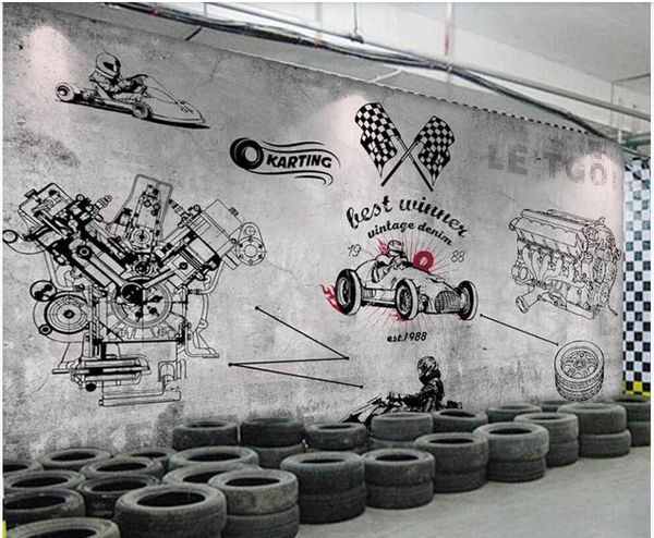 3d wallpaper custom p mural industrial wind cement wall hand-painted racing car decor 3d wall muals wall paper for walls 3 d in rolls
3d wallpaper custom p mural industrial wind cement wall hand-painted racing car decor 3d wall muals wall paper for walls 3 d in rolls