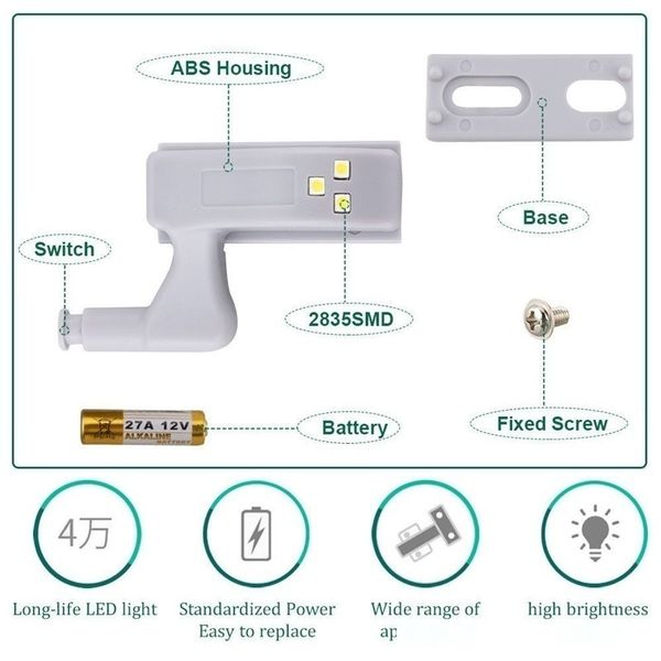 3 led sensor light universal furniture cupboard cabinet wardrobe hinge led lamp night light door kitchen led bulb energy saving in
3 led sensor light universal furniture cupboard cabinet wardrobe hinge led lamp night light door kitchen led bulb energy saving in