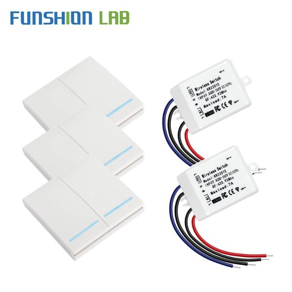 remote controlers funshion 433mhz 86 type portable rf wireless switch light control ac 110v 220v receiver smart wall panel
remote controlers funshion 433mhz 86 type portable rf wireless switch light control ac 110v 220v receiver smart wall panel
