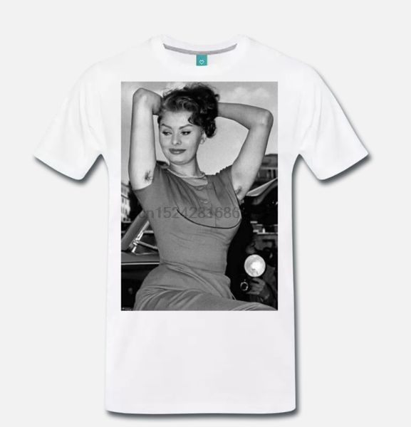 t-shirt sophia loren sofia loren mito - napoli - 5 s-m-l-xl-2xl-3xl
