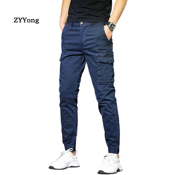 men's pants casual men cargo cotton gray blue overalls fashion big pocket beam feet slim sports black trousers
men's pants casual men cargo cotton gray blue overalls fashion big pocket beam feet slim sports black trousers