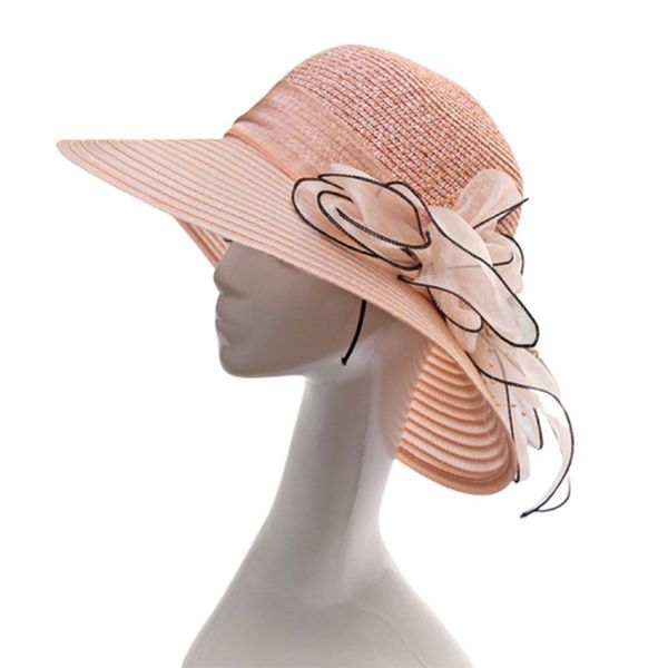 ladies fascinator hat contrast color big flower wide brim sunscreen party vintage wedding sun visor bucket cap, Blue;gray
ladies fascinator hat contrast color big flower wide brim sunscreen party vintage wedding sun visor bucket cap, Blue;gray