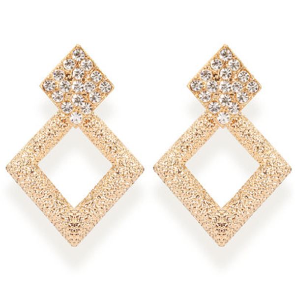 european exaggerated hollow geometric rhinestone drop earrings for women party prom fashion earrings jewelry accessory, Silver
european exaggerated hollow geometric rhinestone drop earrings for women party prom fashion earrings jewelry accessory, Silver