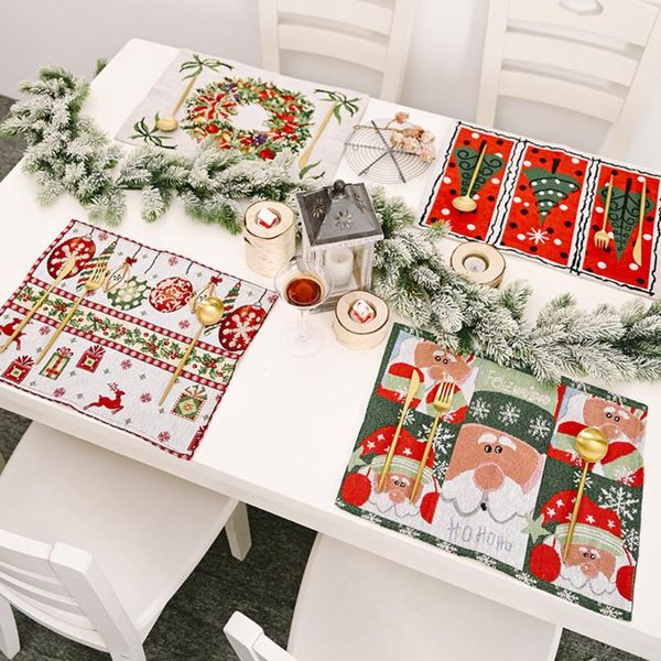 christmas decorations ornaments table mat waterproof oil-proof non-slip high temperature heat insulation knitted cloth mats for dinner
christmas decorations ornaments table mat waterproof oil-proof non-slip high temperature heat insulation knitted cloth mats for dinner