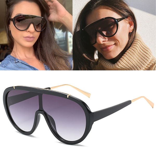 sunglasses dpz 2021 large frame conjoined piece fashion ladies goggles, White;black
sunglasses dpz 2021 large frame conjoined piece fashion ladies goggles, White;black