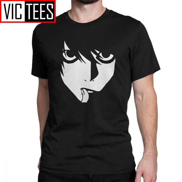 l death note футболка 100% хлопок аниме футболки мужчин fun с коротким рукавом круглый воротник тройники большой размер
l death note футболка 100% хлопок аниме футболки мужчин fun с коротким рукавом круглый воротник тройники большой размер