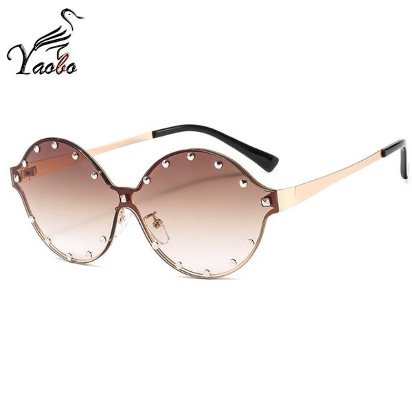 2020 luxury fashion rimless oversized sunglasses ladies goggle uv400 shades trendy brand designer oval sun glasses female, White;black
2020 luxury fashion rimless oversized sunglasses ladies goggle uv400 shades trendy brand designer oval sun glasses female, White;black