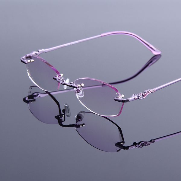new luxuriou rhinestone reading glasses women rimless frame eye glasses metal purple frame optical for presbyopic female, White;black
new luxuriou rhinestone reading glasses women rimless frame eye glasses metal purple frame optical for presbyopic female, White;black