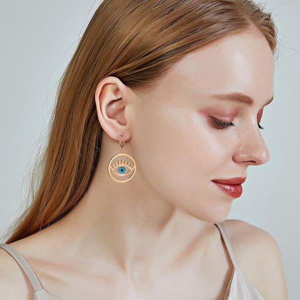 european turkish evil eye hoop earrings for women female elegant geometric round triangle heart statement earrings party e639, Golden;silver
european turkish evil eye hoop earrings for women female elegant geometric round triangle heart statement earrings party e639, Golden;silver