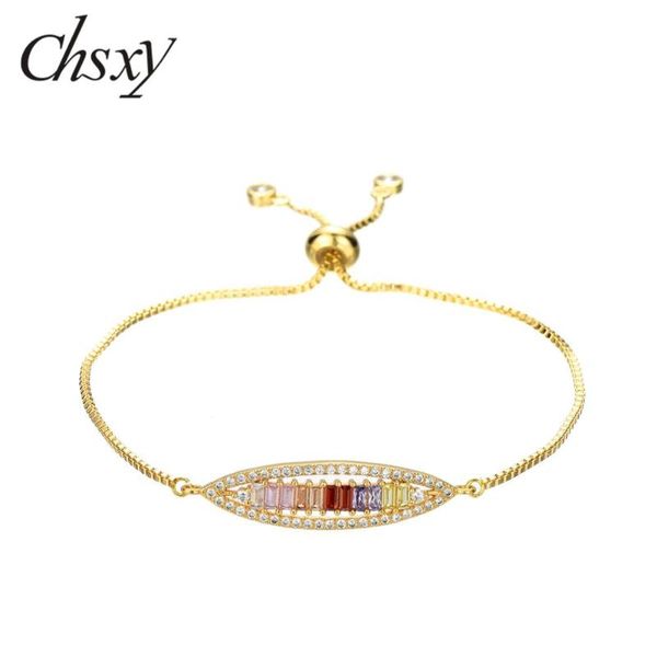 chsxy brand luxurious crystal bracelet five colors clear cubic zirconia wedding adjustable halo bracelets for women jewelry, Golden;silver
chsxy brand luxurious crystal bracelet five colors clear cubic zirconia wedding adjustable halo bracelets for women jewelry, Golden;silver