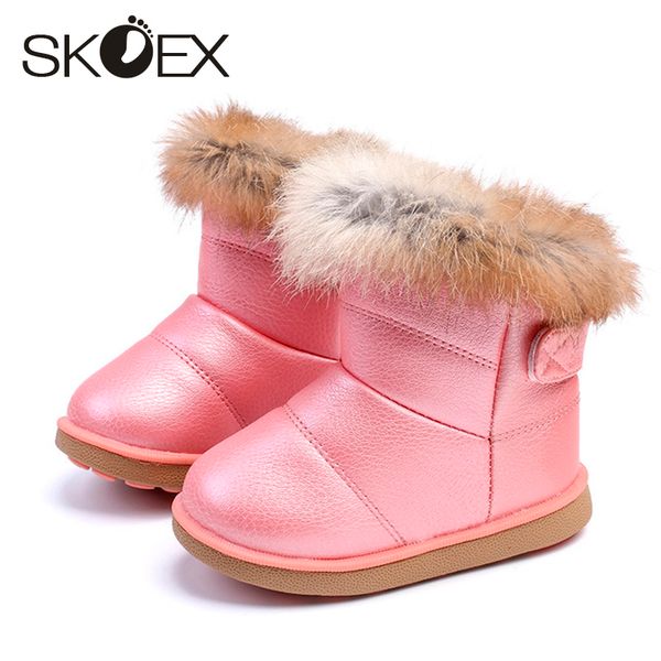 skoex baby girls snow boots winter warm childrens soft booties pu waterproof fur rainboots for toddler kids shoe eu 21-30, Black;grey
skoex baby girls snow boots winter warm childrens soft booties pu waterproof fur rainboots for toddler kids shoe eu 21-30, Black;grey