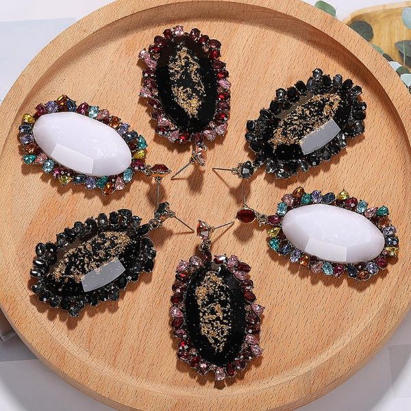 dangle & chandelier 3 colors good quality boho beaded crystal drop earrings for women unique design wedding jewelry colorful oval hanging, Silver
dangle & chandelier 3 colors good quality boho beaded crystal drop earrings for women unique design wedding jewelry colorful oval hanging, Silver