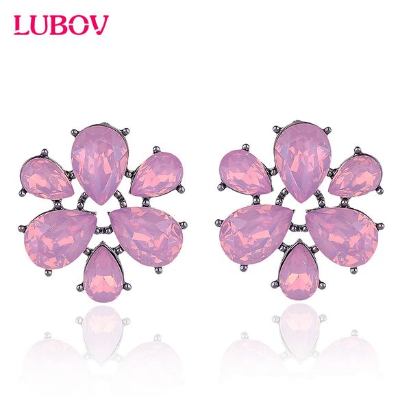 stud six flower petals acrylic crystal stone fashion earrings metal piercing women jewelry for christmas, Golden;silver
stud six flower petals acrylic crystal stone fashion earrings metal piercing women jewelry for christmas, Golden;silver