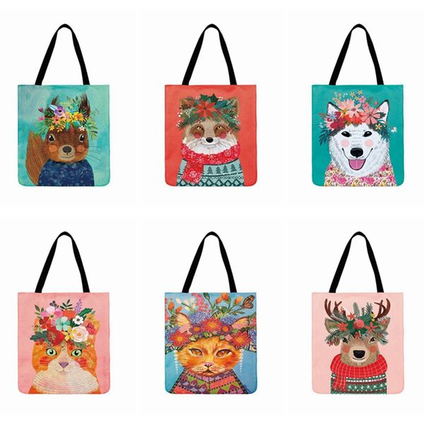 cartoon animal in flowers printing tote bag for women casual tote ladies shoulder bag outdoor beach foldable shopping
cartoon animal in flowers printing tote bag for women casual tote ladies shoulder bag outdoor beach foldable shopping