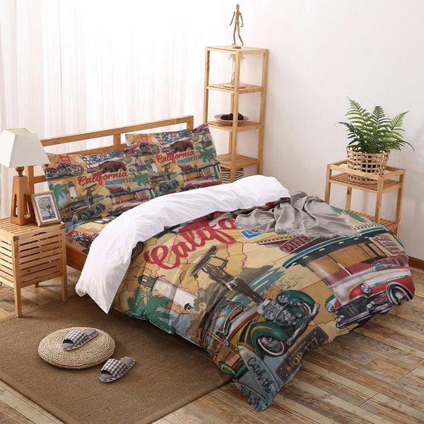 california brown bear car highway retro printed bedding sets duvet cover set pillowcase bed sets home bedclothes bed linen
california brown bear car highway retro printed bedding sets duvet cover set pillowcase bed sets home bedclothes bed linen
