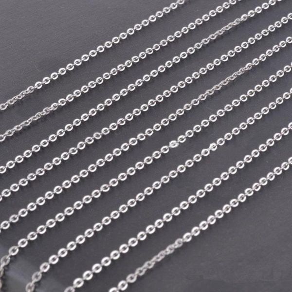 chains 100pcs/lot 1.5/2/2.4/3mm silver color 16"-40" length men 316l stainless steel necklace cross chain for women jewelry gift
chains 100pcs/lot 1.5/2/2.4/3mm silver color 16"-40" length men 316l stainless steel necklace cross chain for women jewelry gift