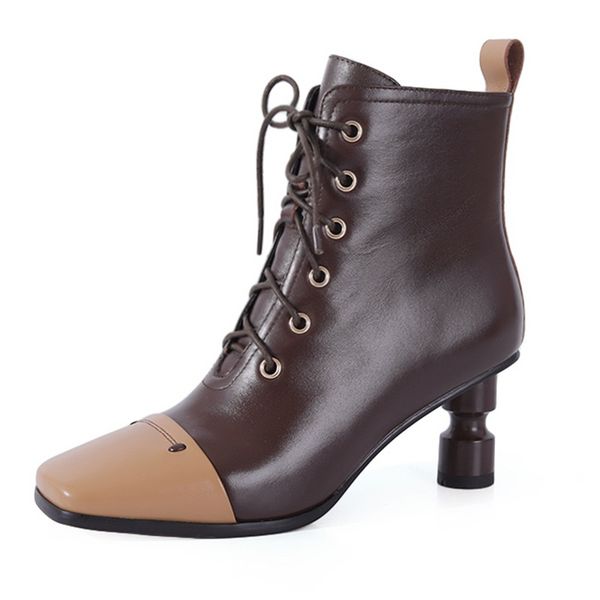 new brand design women ankle boots autumn winter lace up platform shoes woman dress party riding female botas mujer 2020 size 39, Black
new brand design women ankle boots autumn winter lace up platform shoes woman dress party riding female botas mujer 2020 size 39, Black