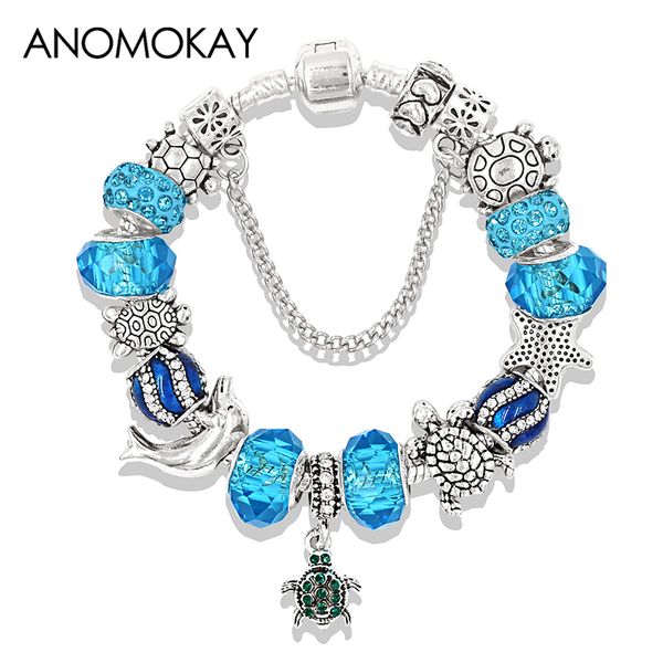 green crystal turtle charm bracelets & bangles antique silver plated animal bead bracelet pulseras diy fashion jewelry gift, Golden;silver
green crystal turtle charm bracelets & bangles antique silver plated animal bead bracelet pulseras diy fashion jewelry gift, Golden;silver