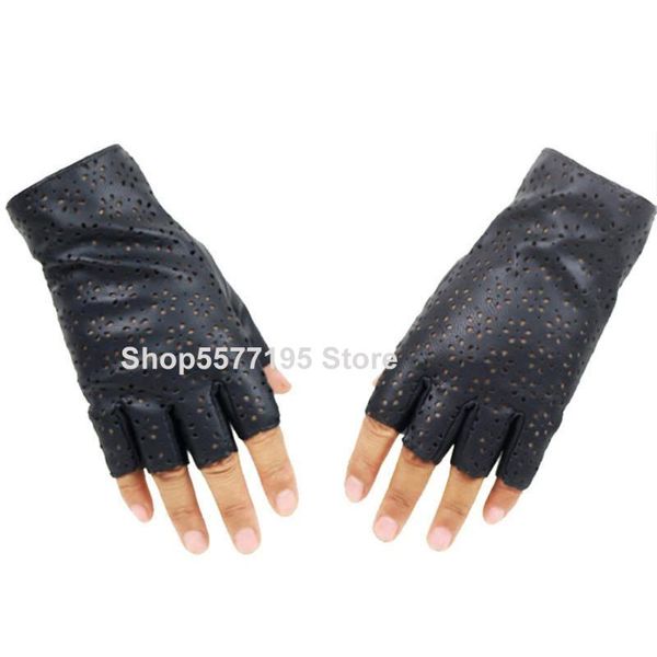 2020 new ladies fingerless gloves breathable soft leather gloves for dance party show women black half finger mittens r223, Blue;gray
2020 new ladies fingerless gloves breathable soft leather gloves for dance party show women black half finger mittens r223, Blue;gray