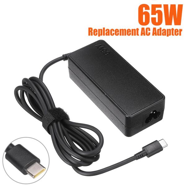 Image of 20V 3.25A 65W Universal USB Type C Laptop Mobile Phone Power Adapter Charger for Lenovo Asus HP Dell Xiaomi Huawei