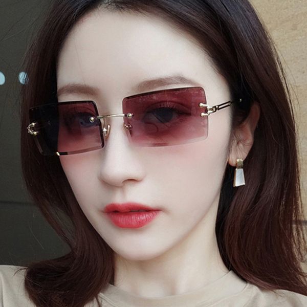 zuee fashion popular frameless rectangular sunglasses glasses uv400 shooting trend design brand shade alloy street ladies men, White;black
zuee fashion popular frameless rectangular sunglasses glasses uv400 shooting trend design brand shade alloy street ladies men, White;black
