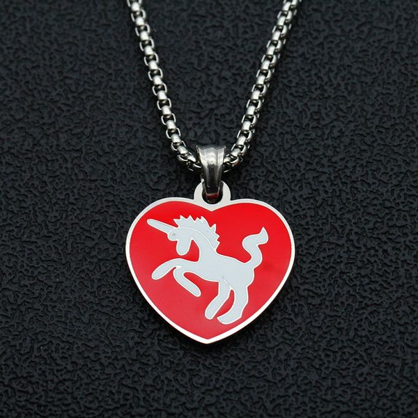 heart necklace men steel angelstainless chain necklace temperament simple womens red hearts pendant jewelry on the neck, Silver
heart necklace men steel angelstainless chain necklace temperament simple womens red hearts pendant jewelry on the neck, Silver
