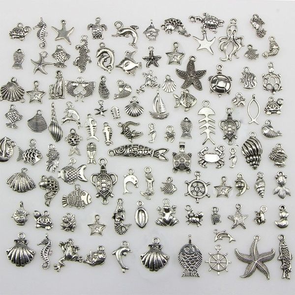 50 tibetan silver mixed seahorse shell starfish turtle ocean charms pendant and 100pcs flower beads caps jewelry diy accessories
50 tibetan silver mixed seahorse shell starfish turtle ocean charms pendant and 100pcs flower beads caps jewelry diy accessories