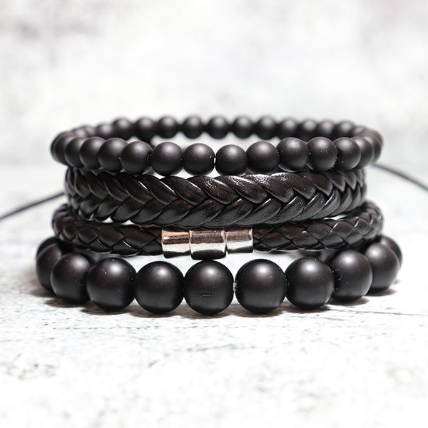 noter 4pcs/set men bracelet real natural stone braslet tiger eye beads braided leather wrap braclet homme present for boyfriend, Golden;silver
noter 4pcs/set men bracelet real natural stone braslet tiger eye beads braided leather wrap braclet homme present for boyfriend, Golden;silver