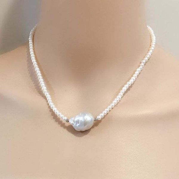 pendant necklaces natural irregular pearl necklace boho style 2021 fashion net red jewelry ladies party gift, Silver
pendant necklaces natural irregular pearl necklace boho style 2021 fashion net red jewelry ladies party gift, Silver
