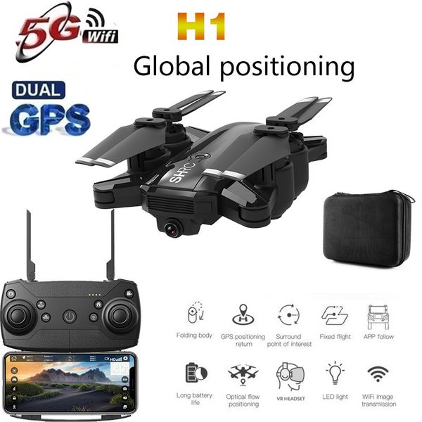 h1 drone gps 5g with camera wifi hd pfv quadcopter rc helicopter one-key return follow me drones profissional toys for kids
h1 drone gps 5g with camera wifi hd pfv quadcopter rc helicopter one-key return follow me drones profissional toys for kids
