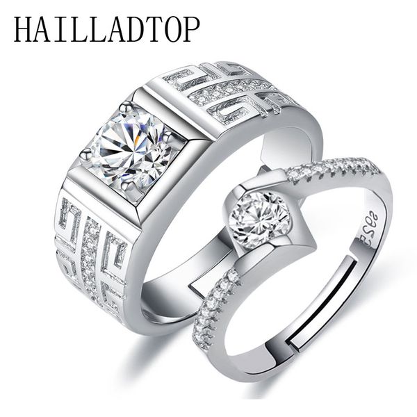 wedding rings clear crystal couple zirconia lovers ring silver plated adjustable set finger trendy jewelry for her, Slivery;golden
wedding rings clear crystal couple zirconia lovers ring silver plated adjustable set finger trendy jewelry for her, Slivery;golden