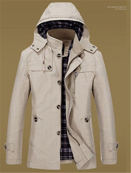 jacket pure cotton medium length jacket mens apparel mens casual fashion coat spring and autumn mens casual, Black;brown 
jacket pure cotton medium length jacket mens apparel mens casual fashion coat spring and autumn mens casual, Black;brown