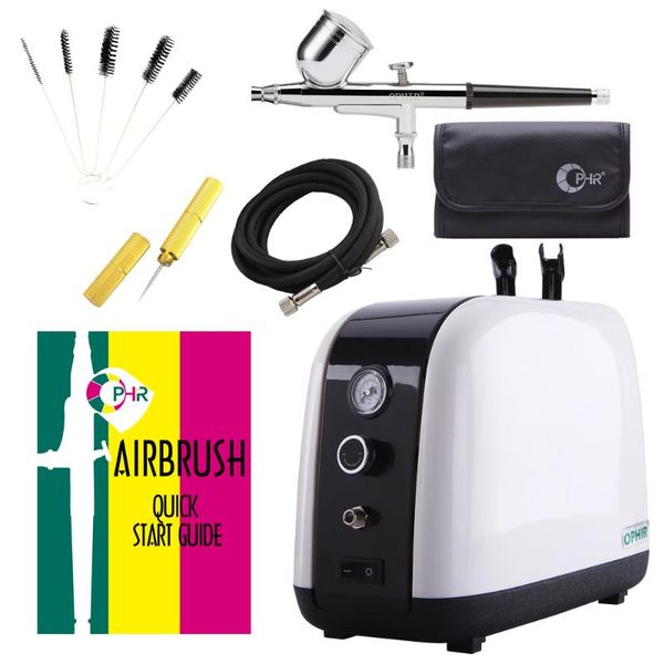 ophir airbrush kit with air compressor for facial care skin care dual-action hobby spray air brush set with cleaning brush ac057
ophir airbrush kit with air compressor for facial care skin care dual-action hobby spray air brush set with cleaning brush ac057