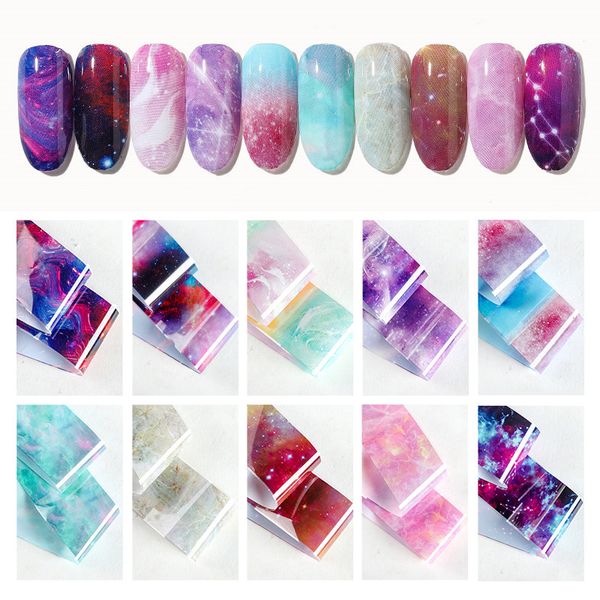 stickers & decals 10 colors nail foil colorful galaxy starry sky transfer paper water marble art sticker decorations manicure tool, Black
stickers & decals 10 colors nail foil colorful galaxy starry sky transfer paper water marble art sticker decorations manicure tool, Black