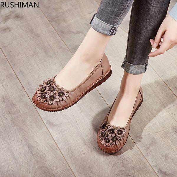 rushiman spring 2020 new mother's shoes leather women's shoes flower tendon flat-bottomed shallow dance, Black
rushiman spring 2020 new mother's shoes leather women's shoes flower tendon flat-bottomed shallow dance, Black